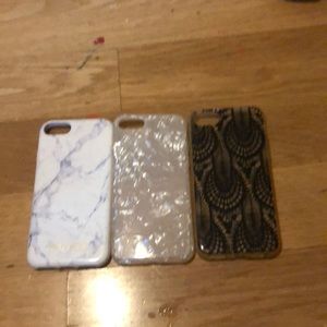 Three iPhone 8 phone cases